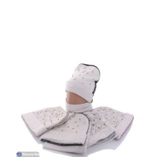 Шапка жіноча на зиму (5 шт. р.сетка 50-52) мікс  "DOMINGO"