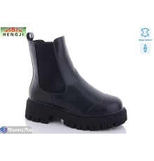 Черевики жіночі на зиму (6 пар р.36-41) чорний  "HENGJI-ELENA"