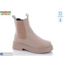 Черевики жіночі на зиму (6 пар р.36-41) бежевий  "HENGJI-ELENA"