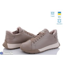 Кросівки жіночі на зиму (6 пар р.36-40) бежевий  "LISA"
