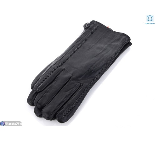 Рукавички жіночі на зиму (10 шт. р.сетка 6,5-8,5) чорний  "RUBIBAS"