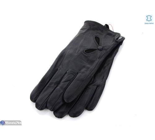 Рукавички жіночі на зиму (10 шт. р.сетка 6,5-8,5) чорний  "RUBIBAS"