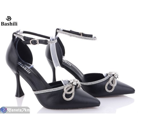 Туфлі жіночі на весну/осінь (6 пар р.36-40) чорний  "Башили"