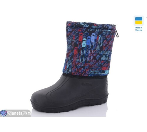 Дитячі чоботи з піни на зиму (8 пар р.30-37) чорний  "KaPira"