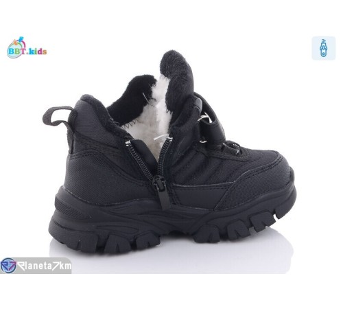 Черевики дитячі на зиму (8 пар р.26-31) чорний  "BBT"
