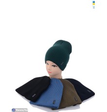 Шапка жіноча на зиму (5 шт. р.сетка 54-58) мікс  "Angell"