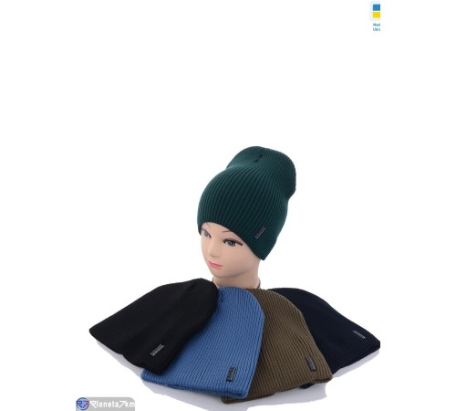 Шапка жіноча на зиму (5 шт. р.сетка 54-58) мікс  "Angell"