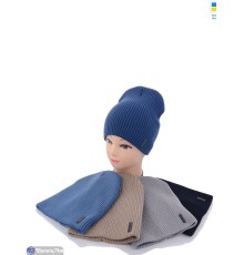 Шапка жіноча на зиму (5 шт. р.сетка 54-58) мікс  "Angell"