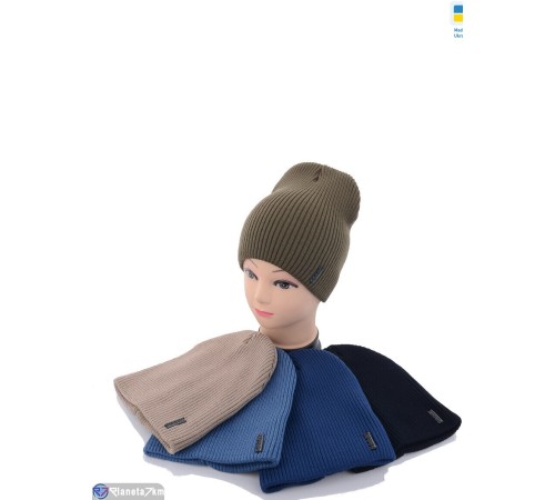 Шапка жіноча на зиму (5 шт. р.сетка 54-58) мікс  "Angell"