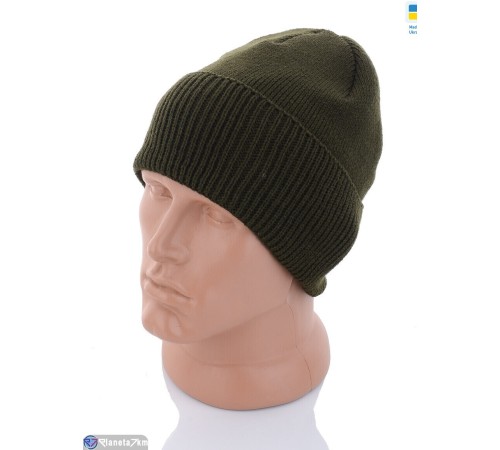 Шапка чоловіча на зиму (5 шт. р.сетка One size) хакі "VIOLA" Шапка чоловіча на зиму (5 шт. р.сетка One size) хакі "VIOLA"