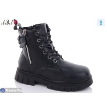 Черевики дитячі на зиму (8 пар р.32-37) чорний  "Aba"