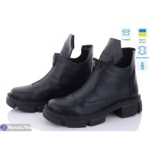 Черевики жіночі на весну/осінь (6 пар р.36-40) чорний  "GARRA"