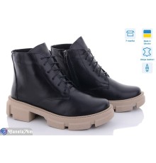 Черевики жіночі на весну/осінь (6 пар р.36-40) чорний  "GARRA"
