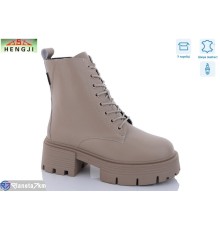 Черевики жіночі на зиму (6 пар р.36-41) бежевий  "HENGJI-ELENA"