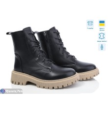 Черевики жіночі на зиму (6 пар р.37-40) чорний  "Linda"