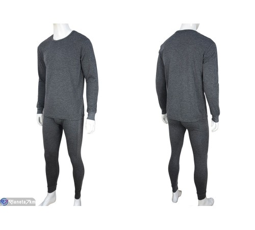 Термобілизна чоловіча на зиму (4 шт. р.сетка XL-4XL) сірий  "Kalabok"
