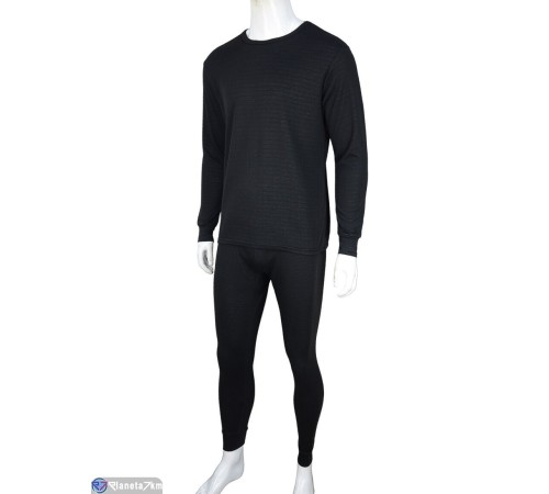 Термобілизна чоловіча на зиму (4 шт. р.сетка XL-4XL) чорний  "Kalabok"