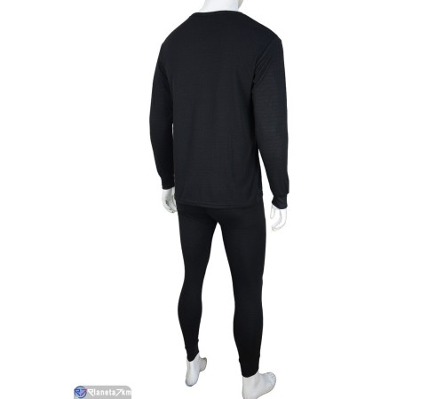 Термобілизна чоловіча на зиму (4 шт. р.сетка XL-4XL) чорний  "Kalabok"