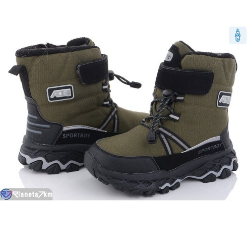 Черевики дитячі на зиму (8 пар р.33-38) зелений "Normashoes" Черевики дитячі на зиму (8 пар р.33-38) зелений "Normashoes"
