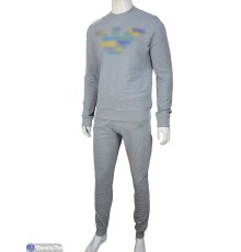 Спортивний костюм чоловічий на весну/осінь (4 шт. р.сетка S-2XL) сірий  "Kalabok"