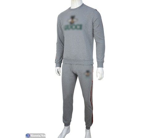 Спортивний костюм чоловічий на весну/осінь (5 шт. р.сетка S-2XL) сірий "Kalabok" Спортивний костюм чоловічий на весну/осінь (5 шт. р.сетка S-2XL) сірий "Kalabok"