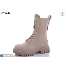 Черевики жіночі на зиму (6 пар р.36-41) бежевий  "Trendy"