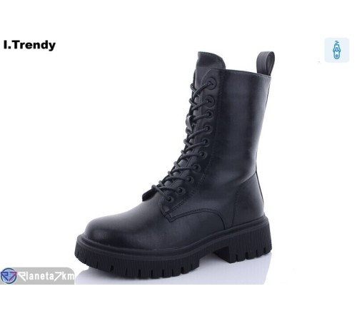 Черевики жіночі на зиму (6 пар р.36-41) чорний  "Trendy"