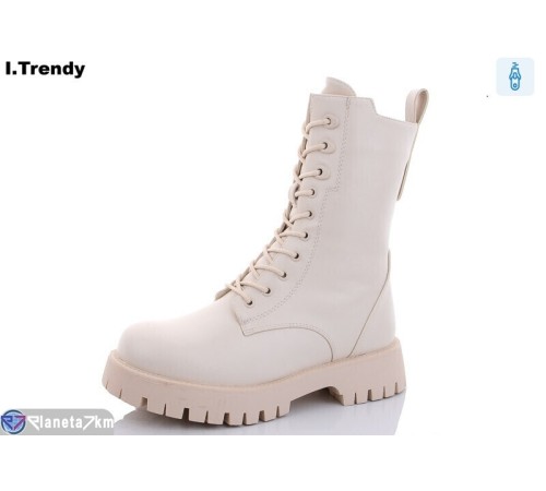Черевики жіночі на зиму (6 пар р.36-41) бежевий  "Trendy"