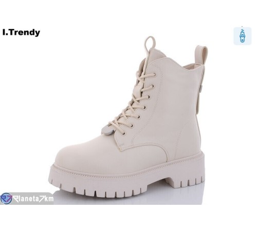 Черевики жіночі на зиму (6 пар р.36-41) бежевий  "Trendy"