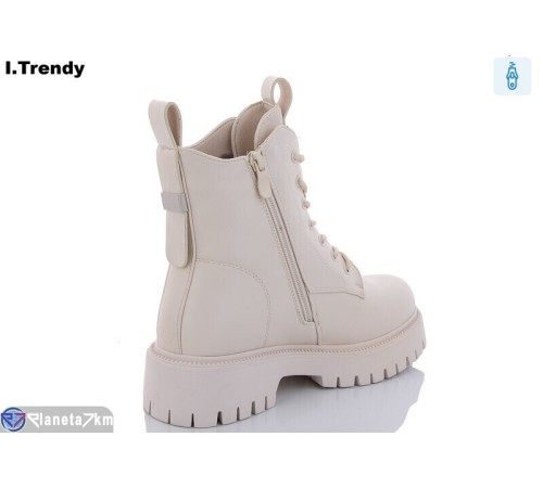 Черевики жіночі на зиму (6 пар р.36-41) бежевий  "Trendy"