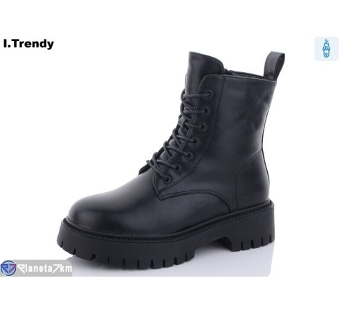 Черевики жіночі на зиму (6 пар р.36-41) чорний  "Trendy"