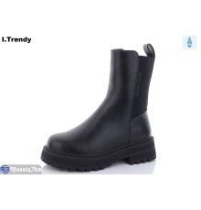 Черевики жіночі на зиму (6 пар р.36-41) чорний  "Trendy"
