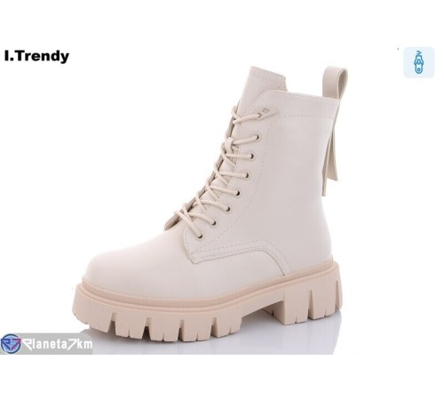 Черевики жіночі на зиму (6 пар р.36-41) бежевий  "Trendy"