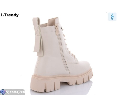 Черевики жіночі на зиму (6 пар р.36-41) бежевий  "Trendy"
