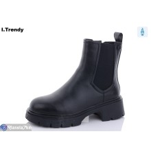 Черевики жіночі на зиму (6 пар р.36-41) чорний  "Trendy"