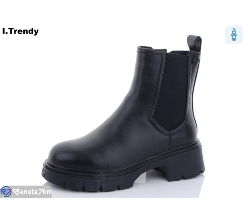 Черевики жіночі на зиму (6 пар р.36-41) чорний  "Trendy"
