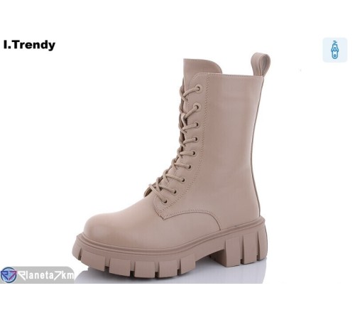 Черевики жіночі на зиму (6 пар р.36-41) бежевий "Trendy" Черевики жіночі на зиму (6 пар р.36-41) бежевий "Trendy"