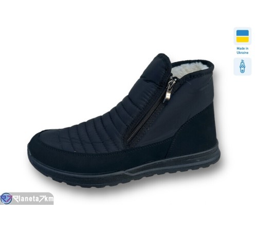 Дутики чоловічі на зиму (6 пар р.41-45) чорний  "Korka"