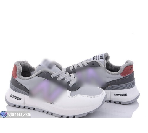 Кросівки жіночі на весну/осінь (8 пар р.36-41) сірий  "VIOLA"