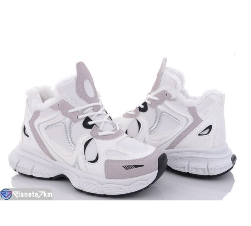 Кросівки жіночі на зиму (8 пар р.36-40) білий "VIOLA" Кросівки жіночі на зиму (8 пар р.36-40) білий "VIOLA"