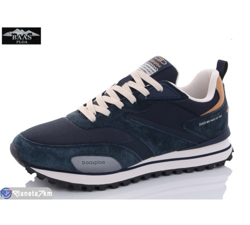 Кросівки чоловічі на весну/осінь (8 пар р.41-46) синій  "Baas"