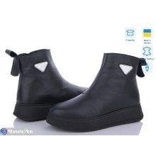 Черевики жіночі на зиму (6 пар р.36-40) чорний  "Speranza"