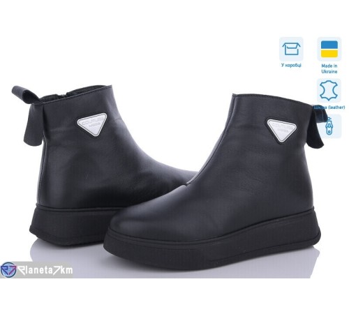 Черевики жіночі на зиму (6 пар р.36-40) чорний  "Speranza"