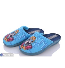 Тапки дитячі на весну/осінь (6 пар р.24-29) синій  "LUXORIS"