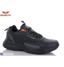 Кросівки чоловічі на весну/осінь (8 пар р.41-46) чорний  "Bonote"