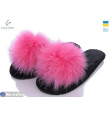 Тапки жіночі на весну/осінь (6 пар р.36-41) чорний  "Acorus"