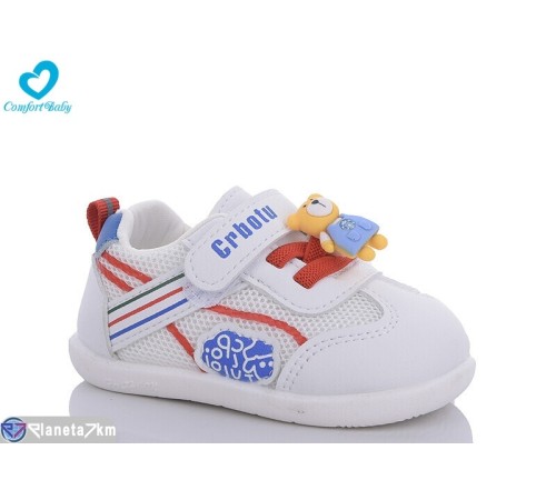 Дитячі кросівки на весну/осінь (6 пар р.16-20) білий "Comfort-baby" Дитячі кросівки на весну/осінь (6 пар р.16-20) білий "Comfort-baby"