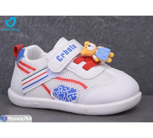 Дитячі кросівки на весну/осінь (6 пар р.16-20) білий "Comfort-baby" Дитячі кросівки на весну/осінь (6 пар р.16-20) білий "Comfort-baby"