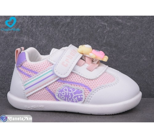 Дитячі кросівки на весну/осінь (6 пар р.16-20) рожевий  "Comfort-baby"