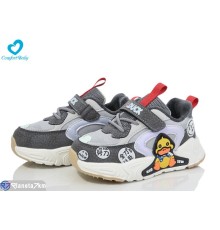 Дитячі кросівки на весну/осінь (6 пар р.22-26) сірий  "Comfort-baby"